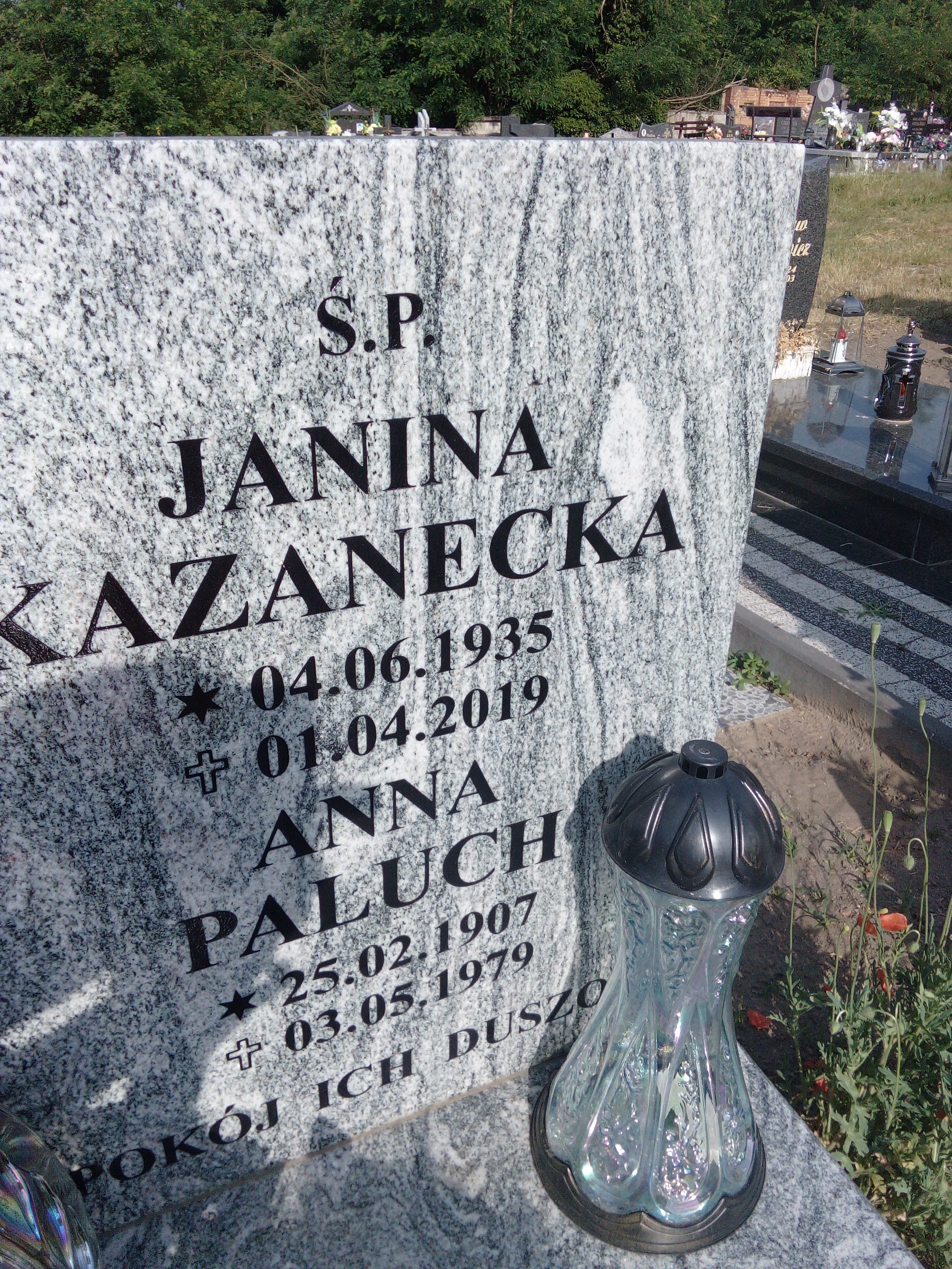 Janina Kazanecka 1935 Trzebiel 0894 - Grobonet - Wyszukiwarka osób pochowanych