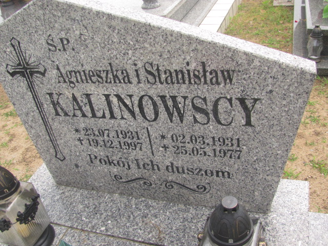 Stanisław Kalinowski 1931 Trzebiel 0894 - Grobonet - Wyszukiwarka osób pochowanych