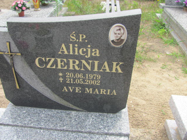 Alicja Czerniak 1979 Trzebiel 0894 - Grobonet - Wyszukiwarka osób pochowanych