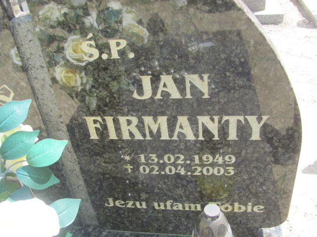 Jan Firmanty 1949 Trzebiel 0894 - Grobonet - Wyszukiwarka osób pochowanych