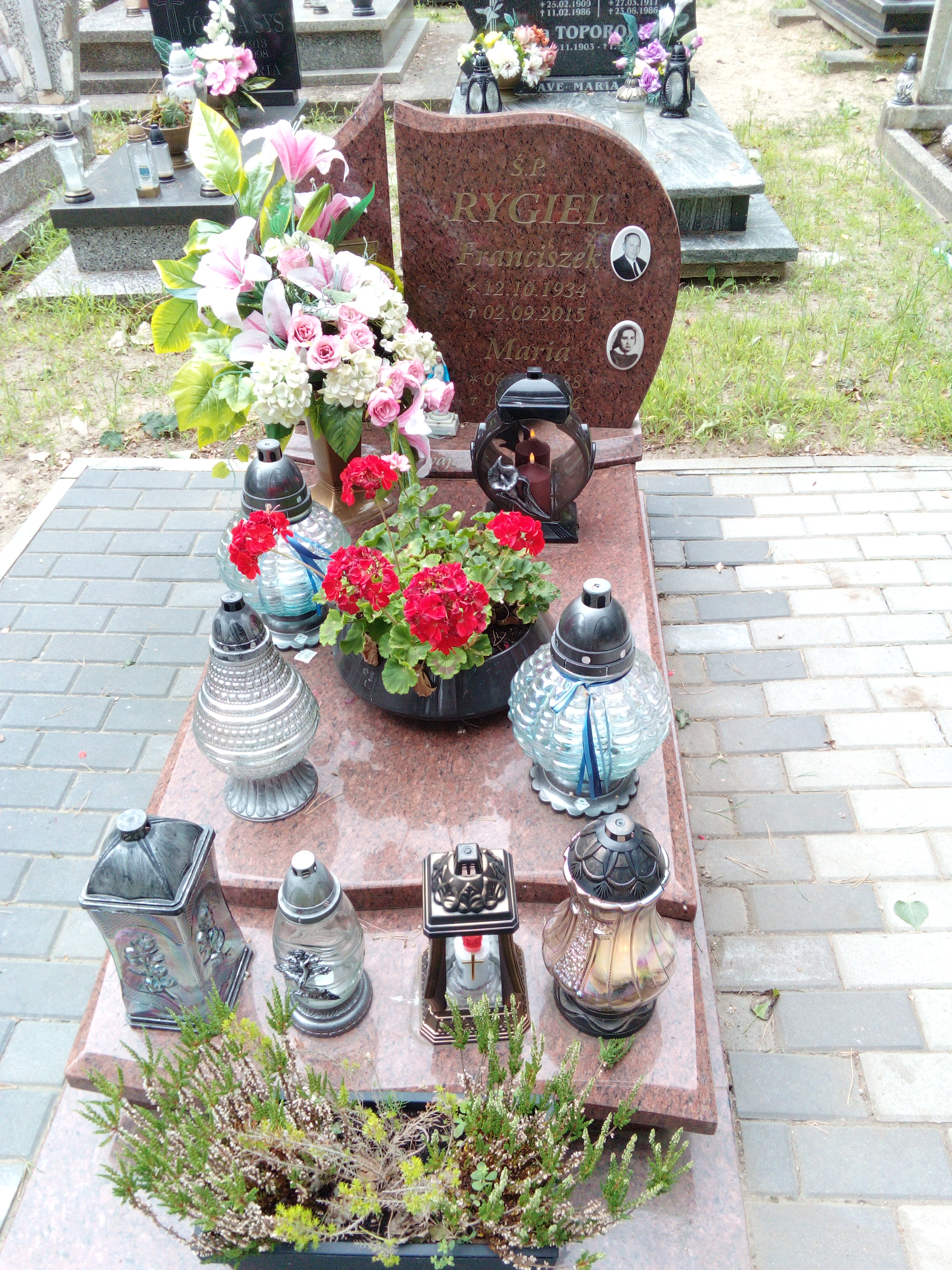 Grób Franciszek Rygiel