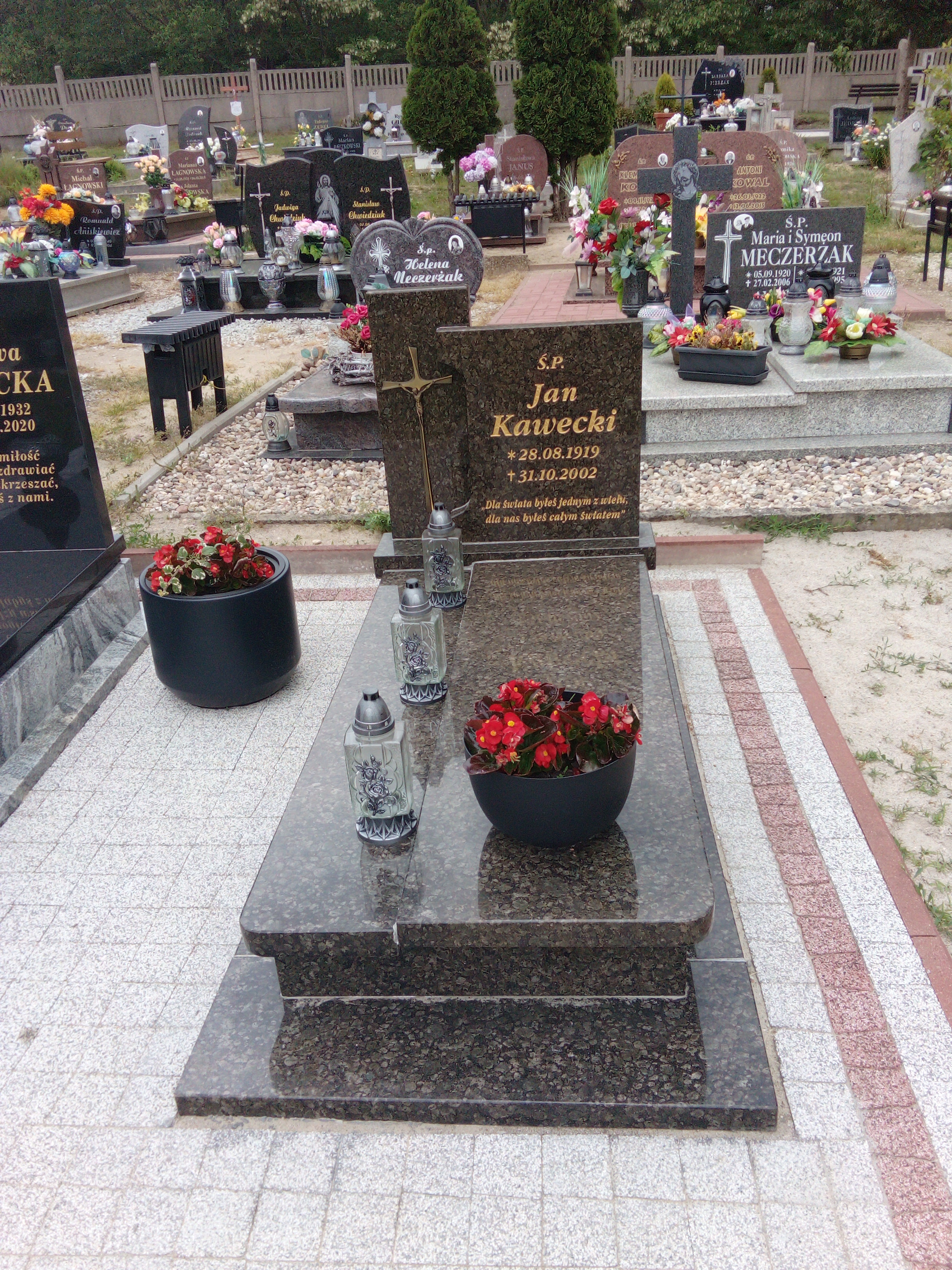Grób Jan Kawecki